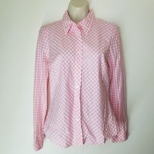 Tommy Hilfiger Pink Gingham Button Down Shirt